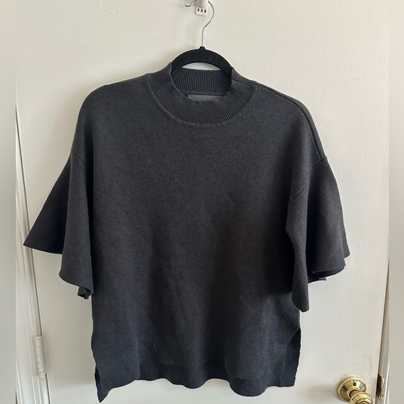 Anthropologie Sunday in Brooklyn Bell Short Sleeve Sweater Top - Picture 4 of 7